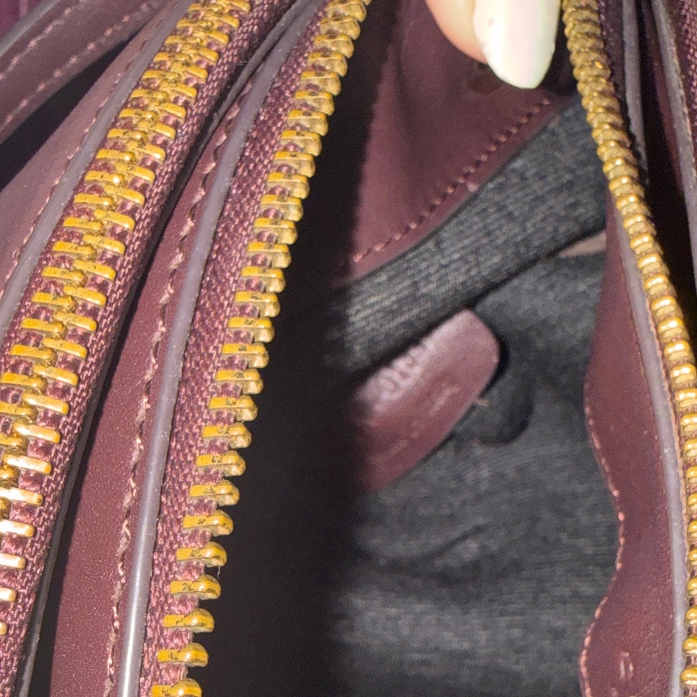 TrioFlap Crossbody Bag in Deep Plum - Picture 8 of 15